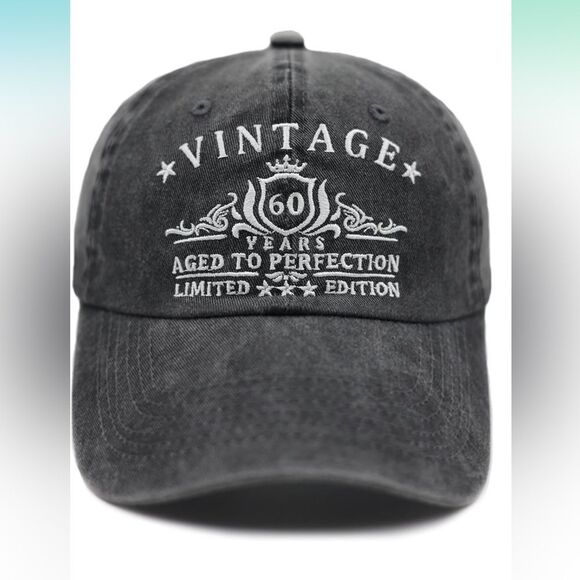 NWT Zxgnreo Cotton Baseball Grey Cap Retro Adjustable Dad Hats - Picture 2 of 7